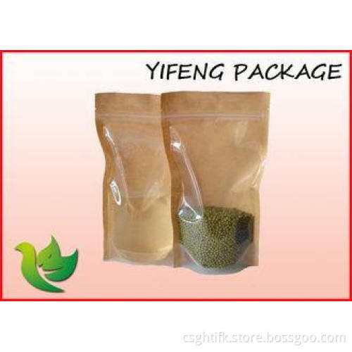 Recyclable Plastic Kraft Paper Bag Gravure Printing Tea Sta